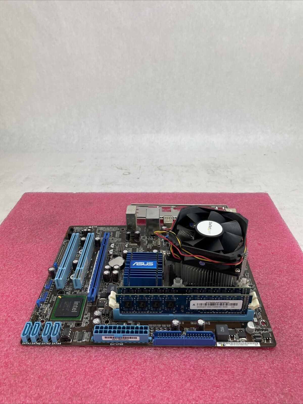 ASUS P5G41T-M Motherboard Intel Core 2 Duo E7500 2.93GHz 4GB RAM w/Shield