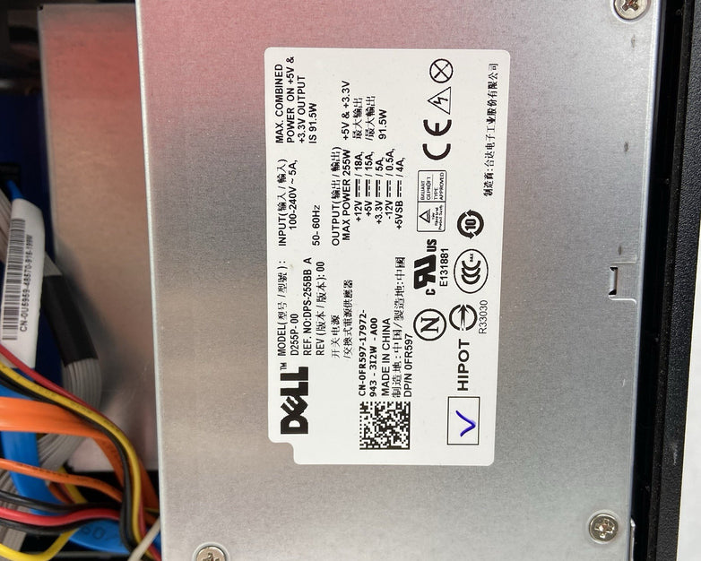 Dell Optiplex 760 DT Intel Pentium Dual Core E5200 2.5GHz 2GB RAM No HDD No OS