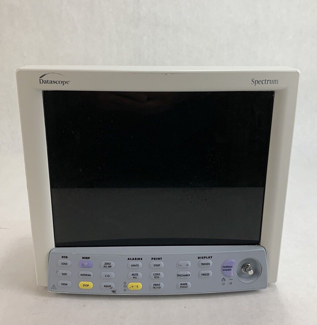 Datascope Spectrum 0998-00-0500-1006A Patient Monitor (Parts and Repair)