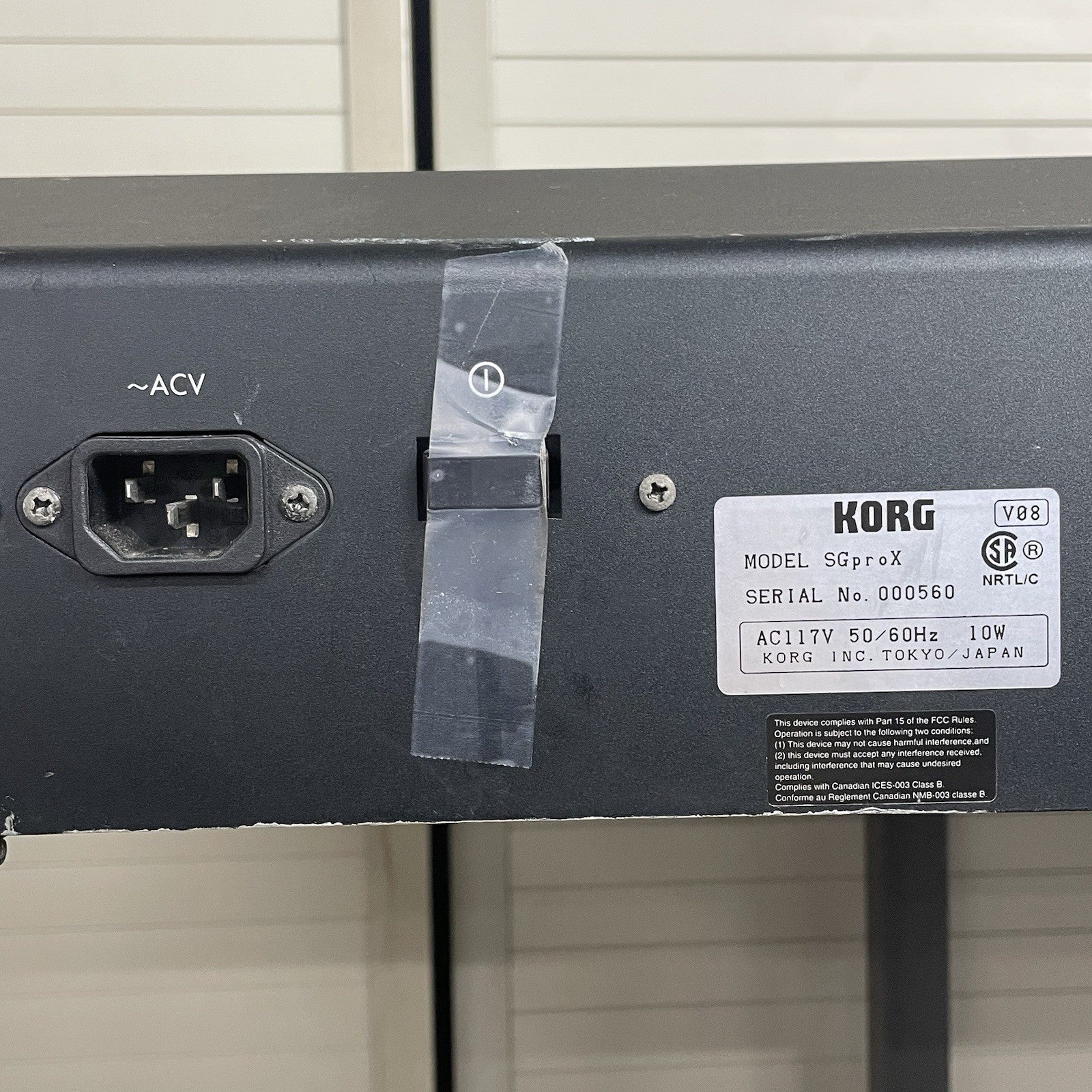KORG SGproX 88-Key Digital Stage Piano Controller Bad Switch Parts and Repair