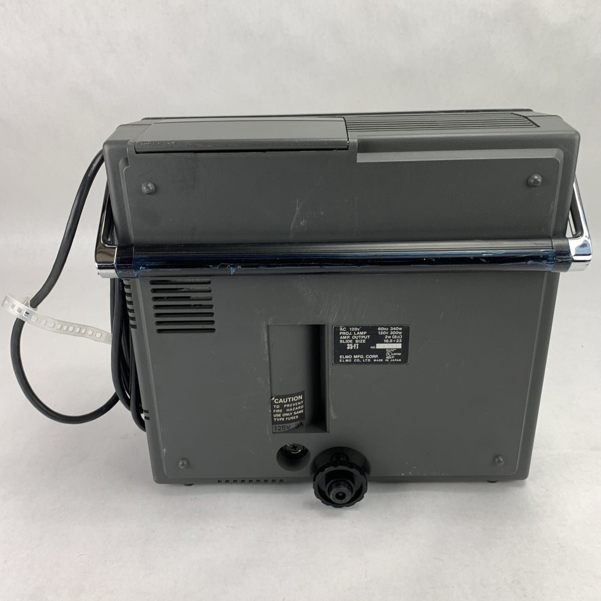 Elmo 35-FT A Sound Filmstrip Projector with Manual Dustcover Microphone - Parts7
