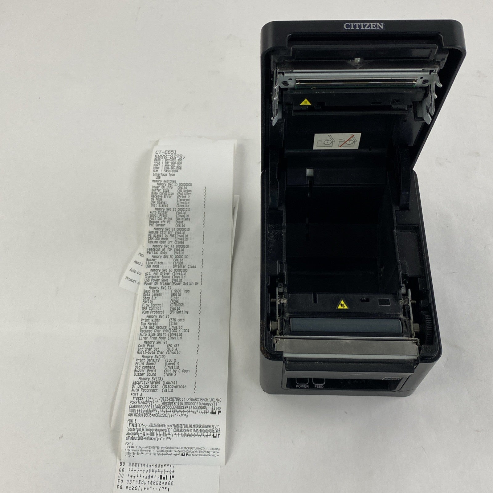 Citizen CT-E651 Thermal Printer Tested No Cords 3038956 Page Count10