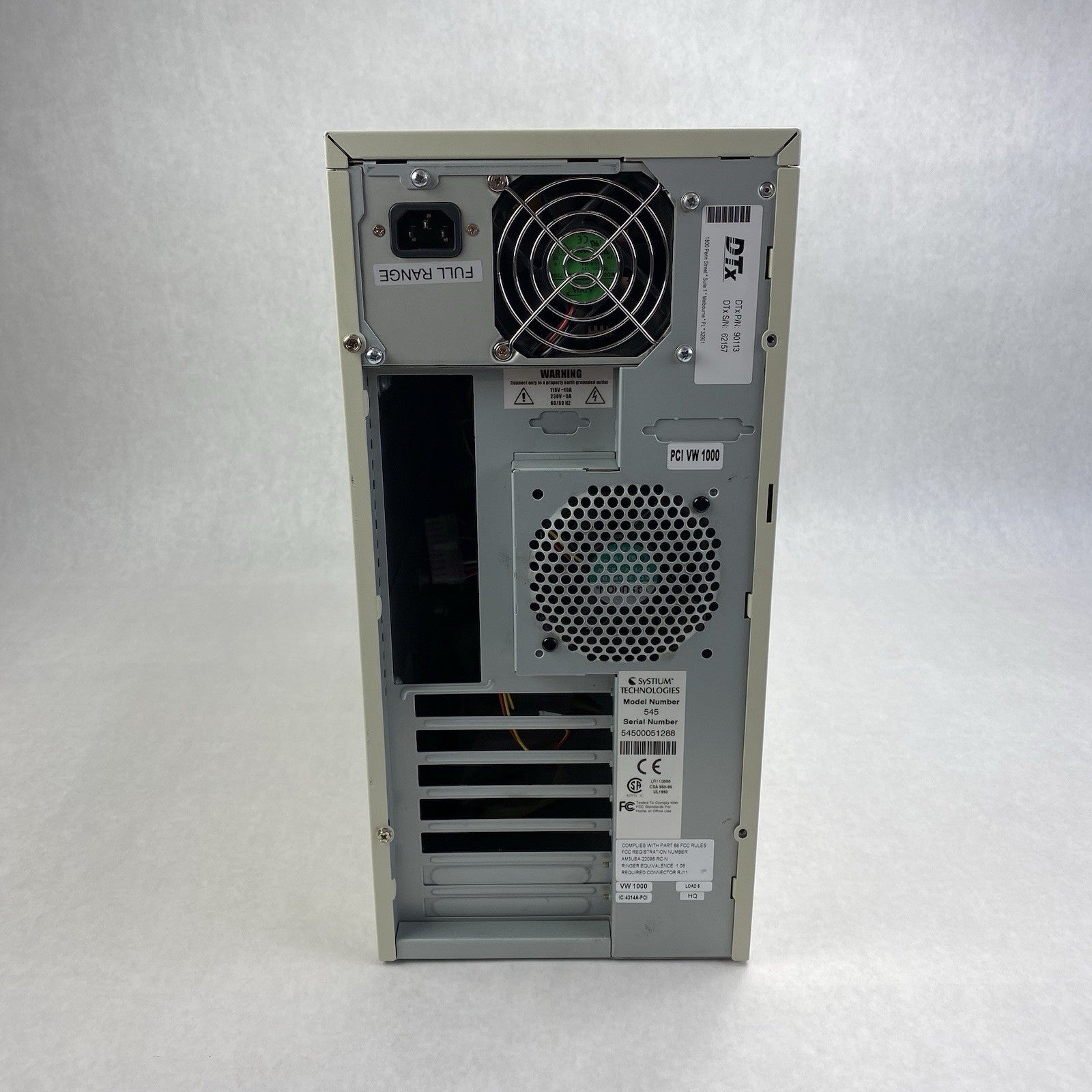 Systium Technologies Model 545 Mid ATX Computer Case with 300W Power Supply