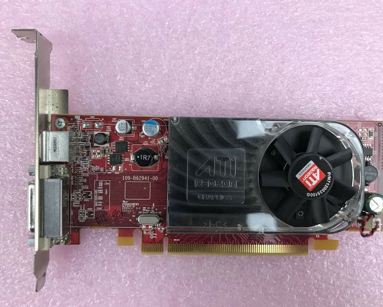 ATI Radeon HD 3450 PCIe Graphics Card AMD B629 Dell X398D DMS-59 (Lot of 2)