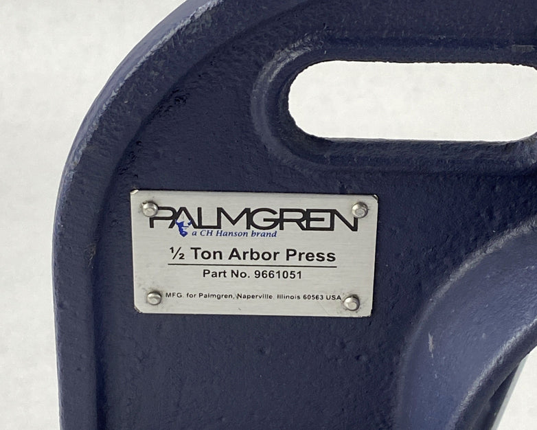 Palmgren 1/2 Ton Arbor Press 9661051