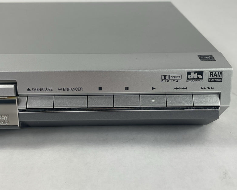 Panasonic DVD-S27 DVD CD Player in Silver No Cables No Remote