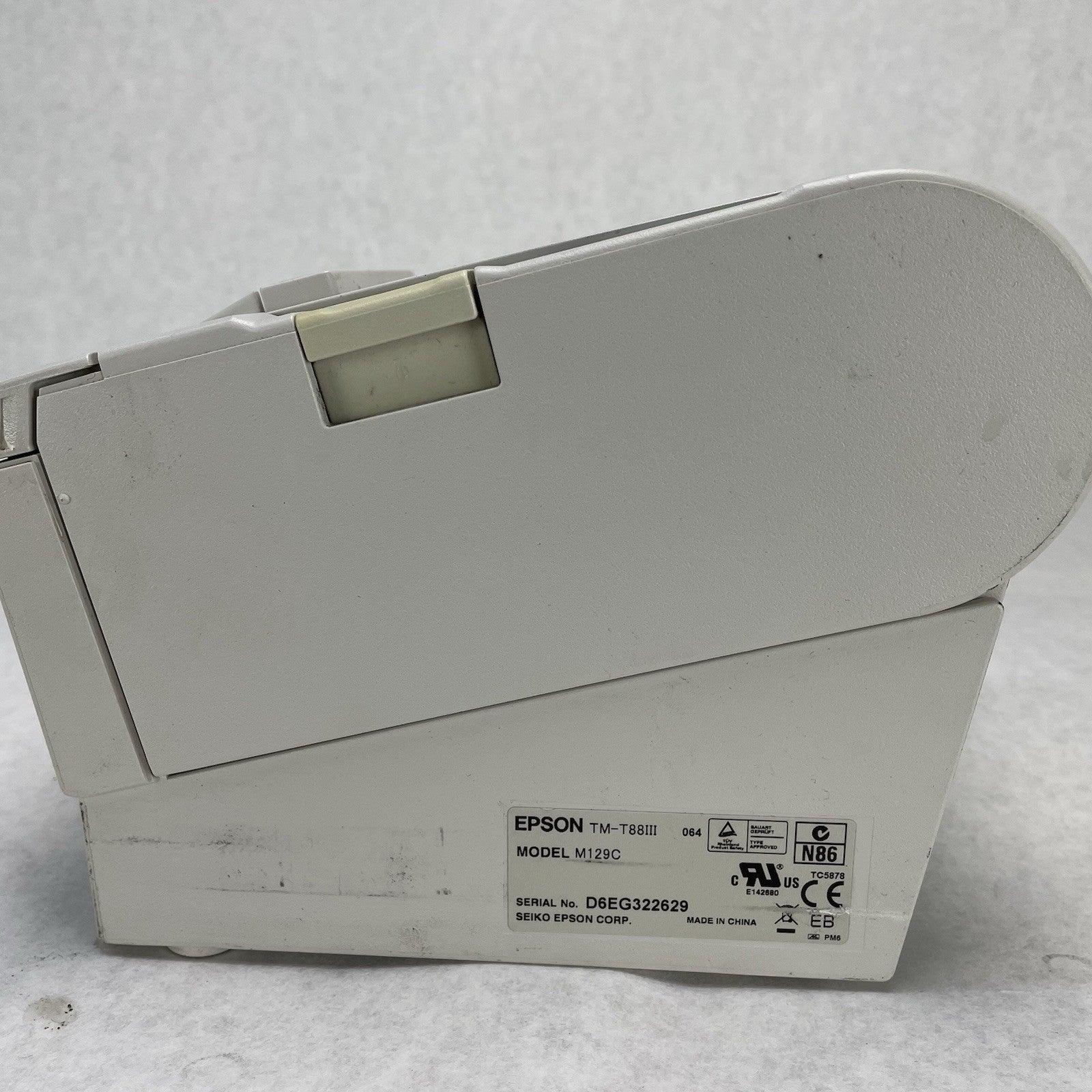 Epson M129C TM-T88III Thermal Receipt Printer Only Tested