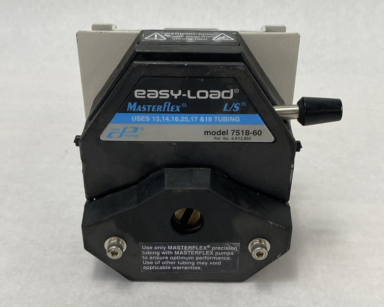 Masterflex 7518-60 Easy Load Pump Head w/ Vexta PK566-A 5-Phase 0.72 Degree Step