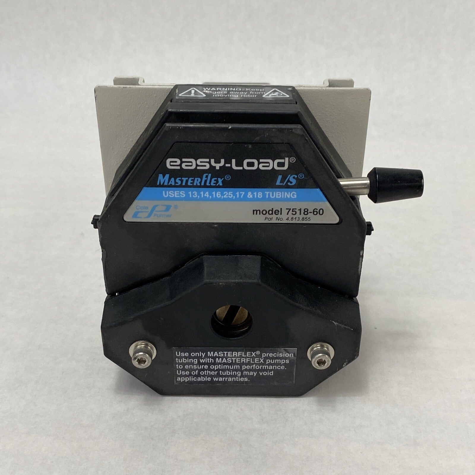 Masterflex 7518-60 Easy Load Pump Head w/ Vexta PK566-A 5-Phase 0.72 Degree Step