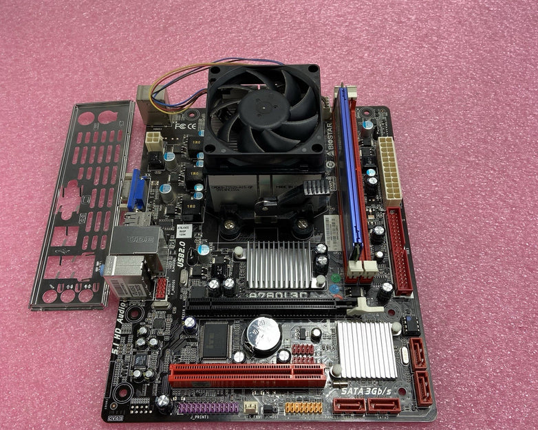 BioStar A780L3C Motherboard AMD Phenom 2 x2 555 3.19GHz 8GB RAM w/Shield