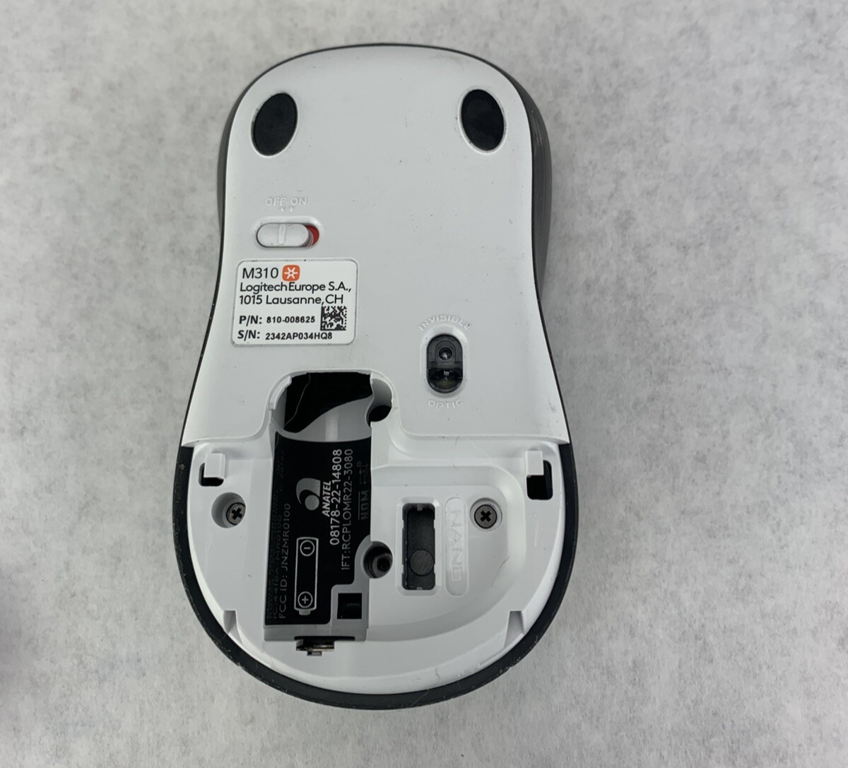 Logitech M310 Wireless Mouse 810-008625 No Dongle (Lot of 4)