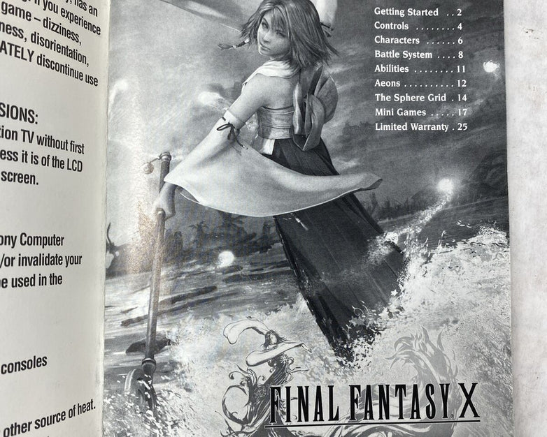 PS2 Final Fantasy X  + FF X-2 for Sony PlayStation 2 Bundle