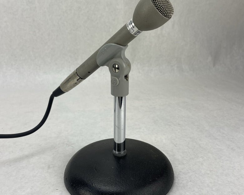 Electro Voice 635A Dynamic Omni-Directional Microphone Tested With Stand And Cor