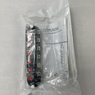 Corning CCH-12-91 SC Multimode 12 Port Adapter Panel with 6 Duplex Inserts