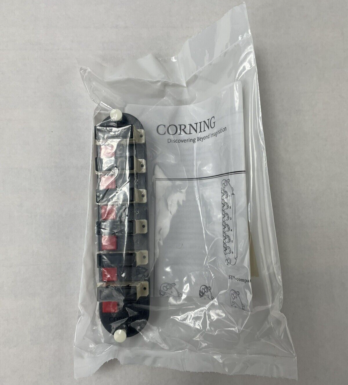 Corning CCH-12-91 SC Multimode 12 Port Adapter Panel with 6 Duplex Inserts