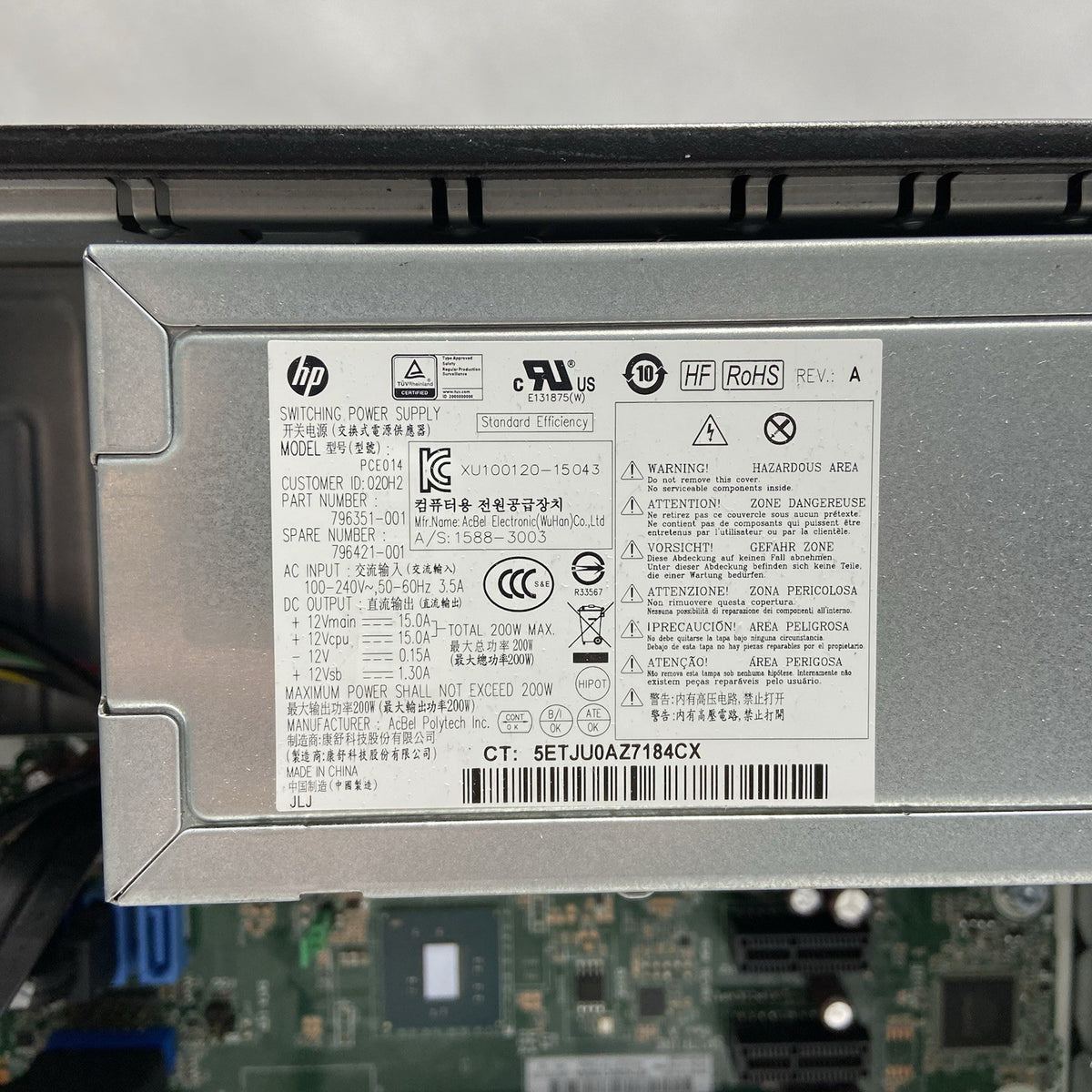 HP EliteDesk 600 G2 SFF Intel Core i5-6500 3.2GHz 8GB RAM No HDD No OS10