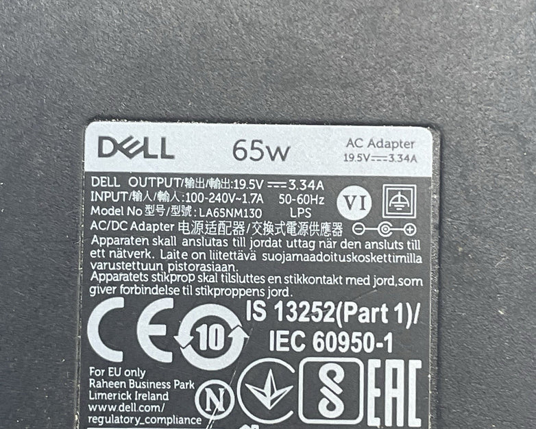 Genuine Dell Laptop AC Adapter LA65NM130 A5 Lot of 10