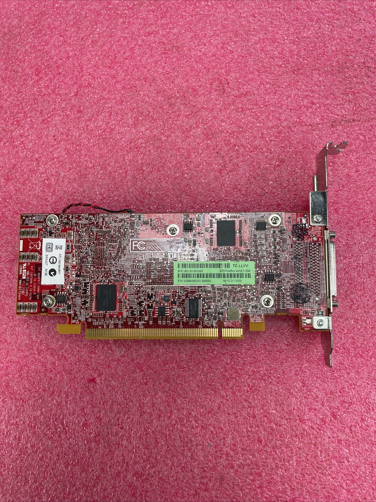 ATI AMD FirePro mv2450 PCI-E x16 512M Graphics Card