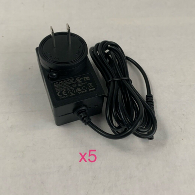 Lot of 5 MYX-2401000CP 24V 1A AC Adapter Power Supply