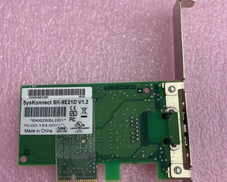 SysKonnect - SK-9E21D-10/100/1000Base-T Adapter PCI Express