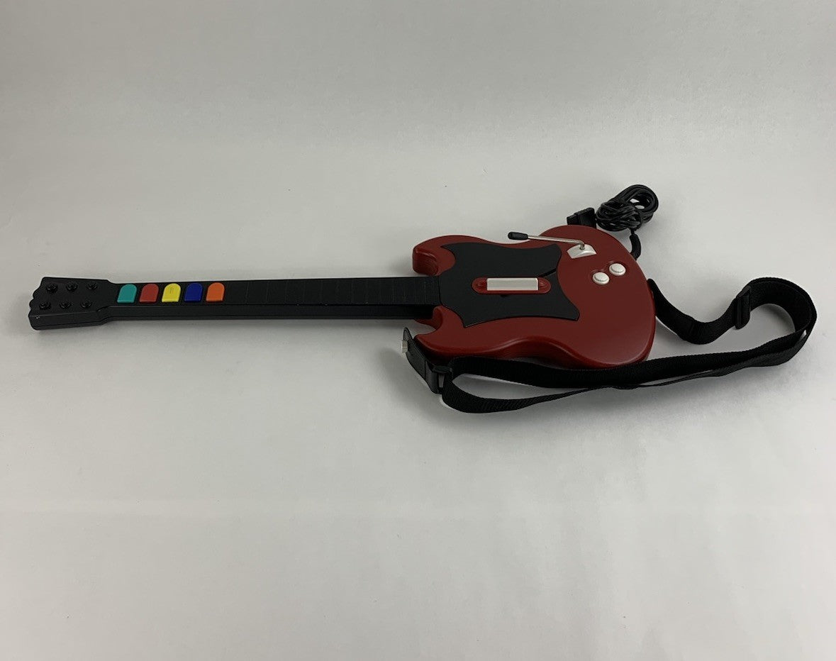 RedOctane PSLGH Guitar Hero Wired Guitar Red For Playstation 24