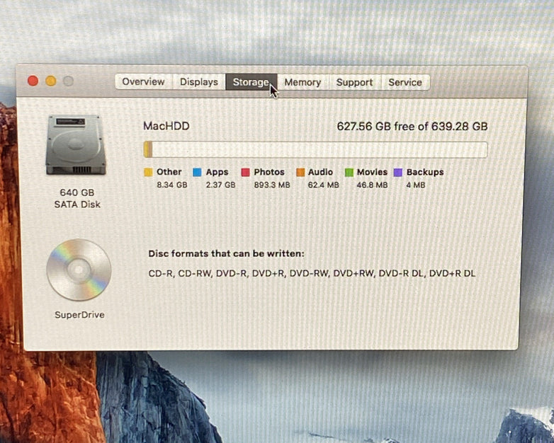 Apple A1225 iMac 24" 2009 2.66 GHz Core 2 Duo 8 GB RAM 640GB HDD macOS 10.11.6