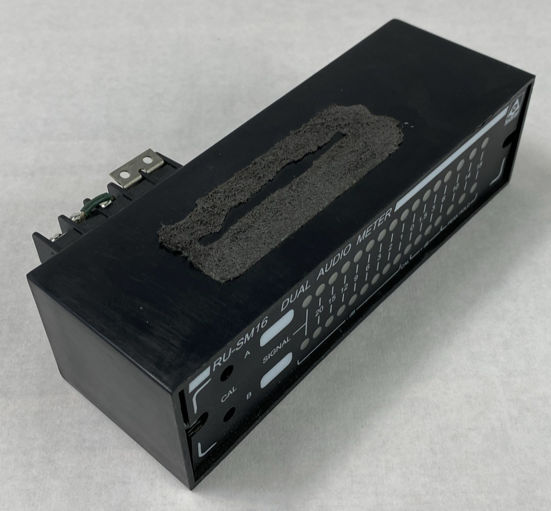 RU-SM16 Dual Audio Meter Untested