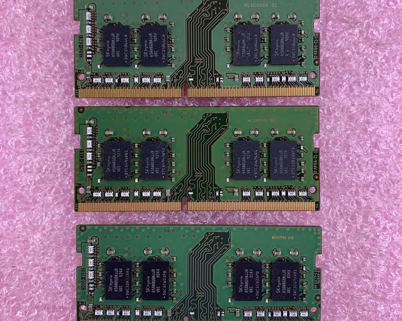 SK Hynix HMA81GS6JJR8N-VK N0 AC 8 GB DDR4 SODIMM Laptop Memory 2666HMz Lot  of 3