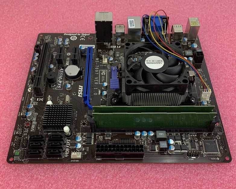 MSI MS-7697 Motherboard AMD A6-3500 2.1GHz 4GB RAM w/ Shield