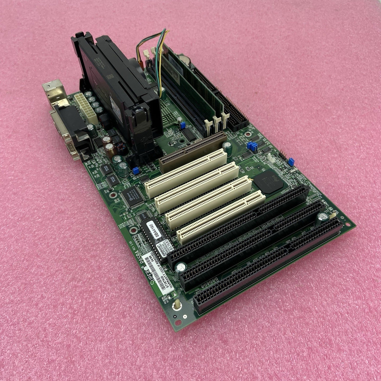 SuperMicro P6SBA V2 Motherboard Intel Pentium II 350MHz 96MB0