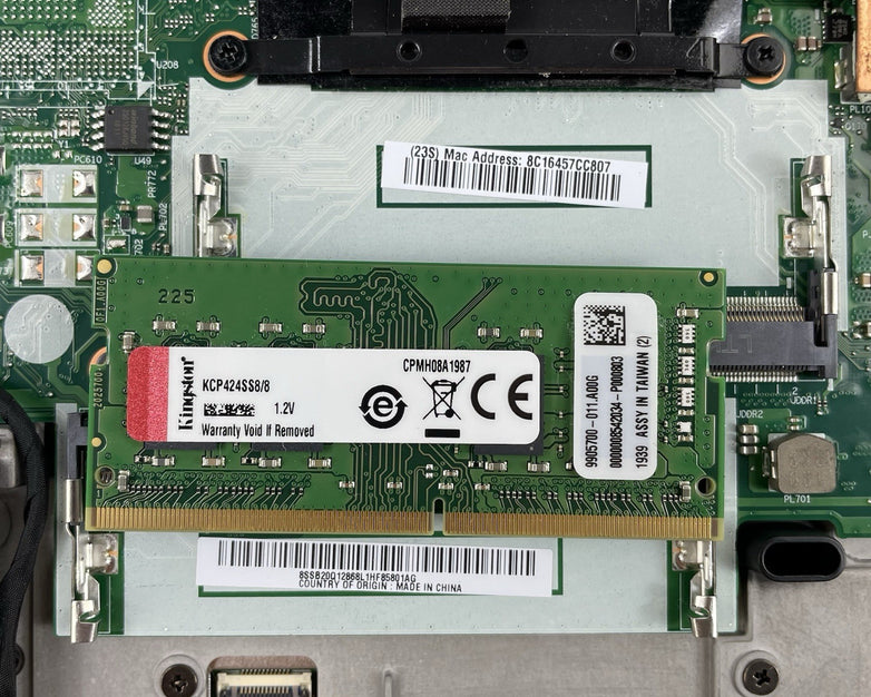 Lenovo ThinkPad T480 14" i5-8350U 1.70GHz 8GB RAM No SSD/AC/OS/Batt - Bad Bottom