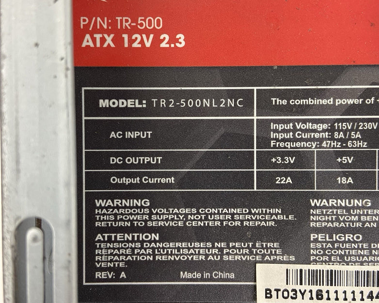 iStarUSA D-400SE-RD 4U Compact Computer Rackmount Chassis Thermaltake 500W PSU