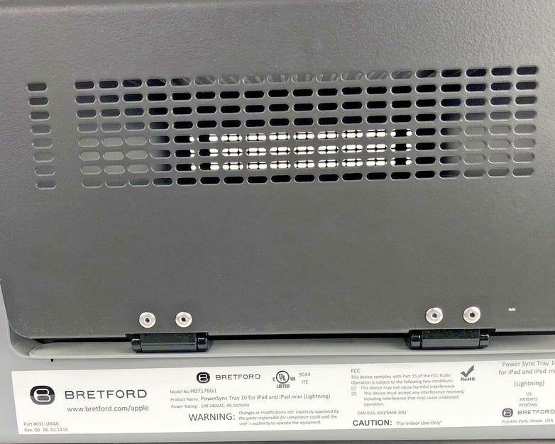 Bretford HB717LL/A Power Sync Tray for Apple iPad 10 Unit Capacity Charging Dock