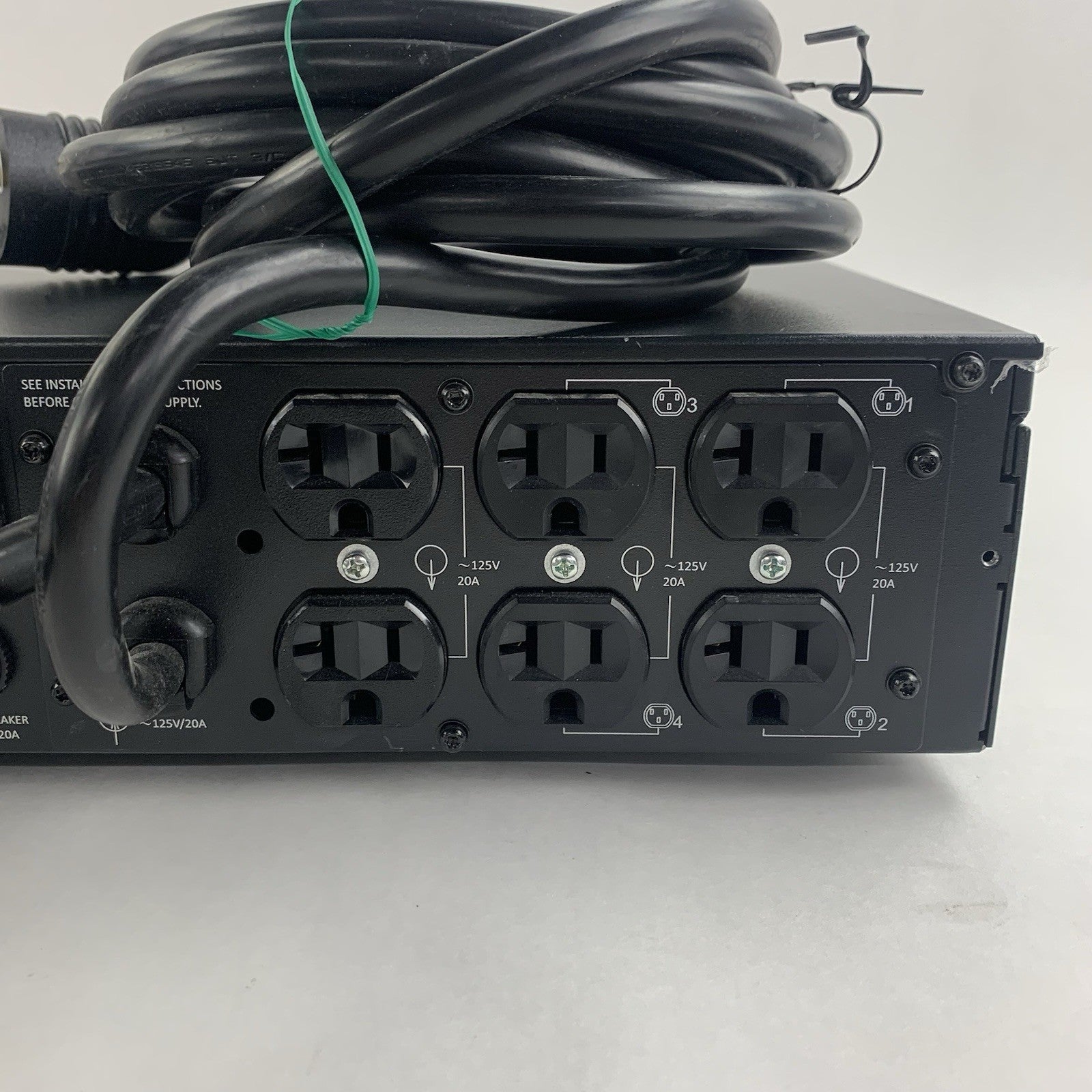 Liebert Vertiv GXT5-2000LVRT2UXL 2000VA 125V Rack UPS Tested Missing Door No Bat9