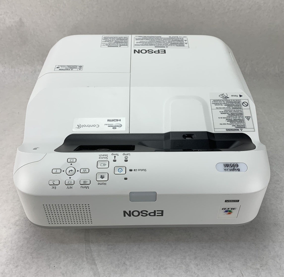 Epson PowerLite 695Wi H740A LCD Lamp Projector 4427 Lamp Hours - No Remote3