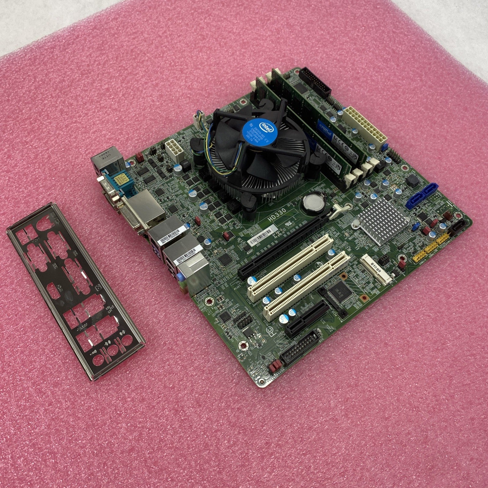 DFI HD330-Q870R Motherboard Intel Core i5-4670 3.40GHz 4GB RAM w/ Shield