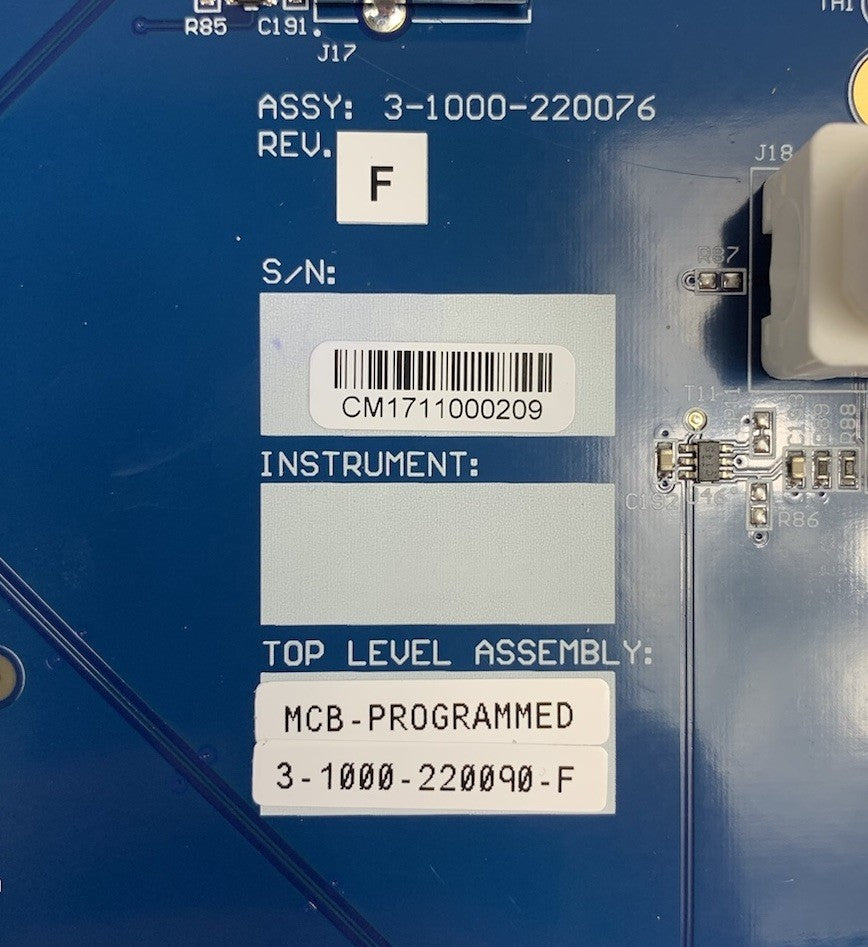 MCB v2 3-1000-220090-F 3-1000-220076 Rev F 126-B4-E1 Assembly Sector Imager