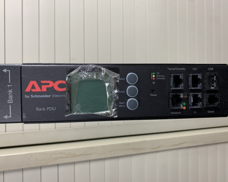 APC AP8841 Metered Rack PDU 6 Foot - Tested, Reset, and Working