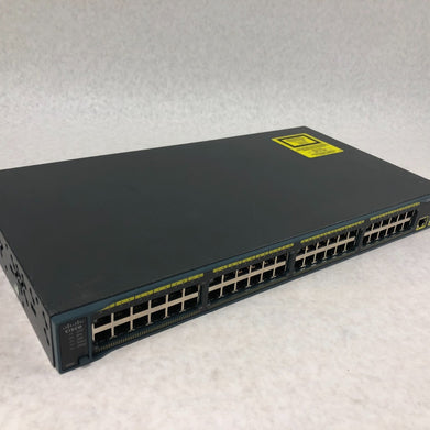 Cisco WS-C2960-48TT-L Catalyst 2960 48P 10/100 Ethernet Switch