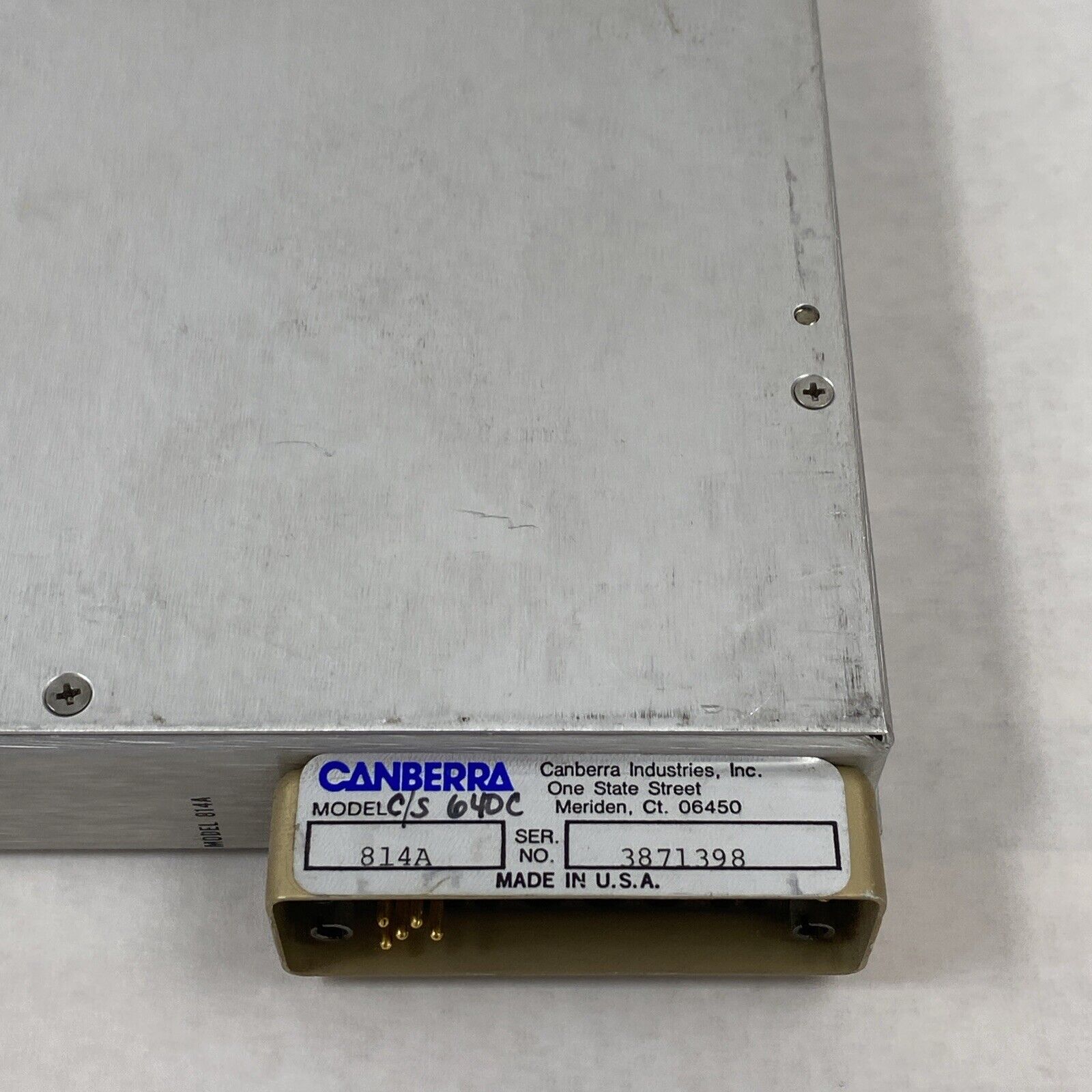 Canberra PAD 814A Preamp Amplifier Discriminator