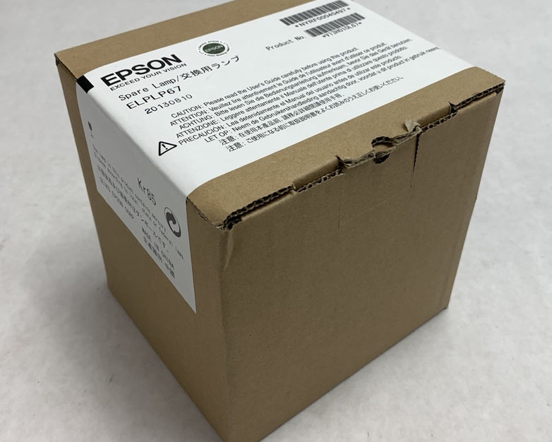 Epson ELPLP 67 OEM Projector Spare Lamp - New Sealed