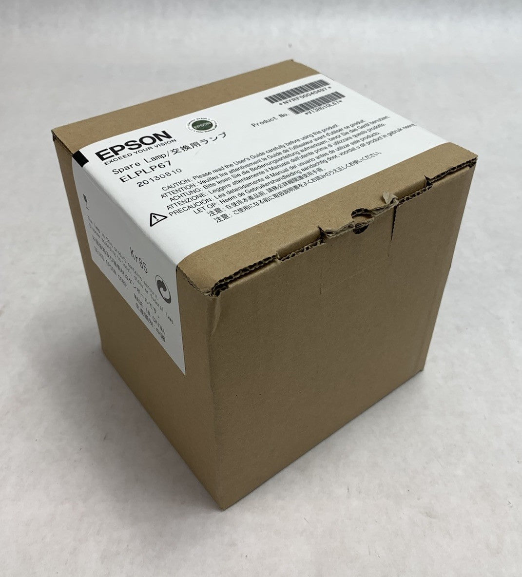 Epson ELPLP 67 OEM Projector Spare Lamp - New Sealed0