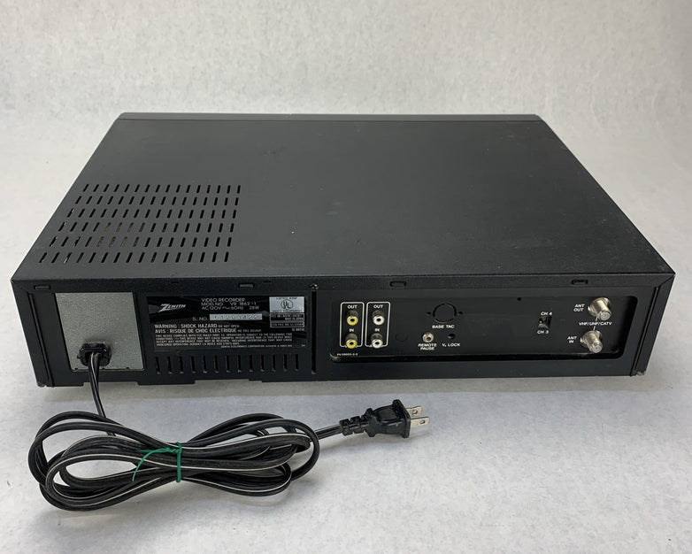 Zenith 4-head VHS Video Cassette Recorder VR 1862-1 - Power Tested