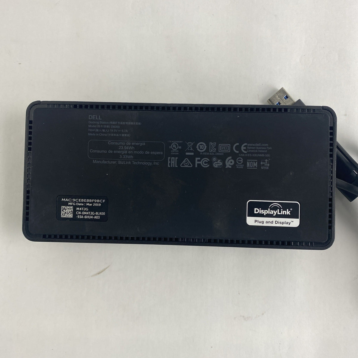 Dell D6000 Docking Station No Power Cord Lot of 29