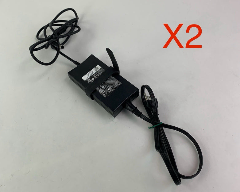 Dell DA130PE1-00 130W 19.5V 6.7A 7.4mm Barrel Charger AC Adapter - Lot of 2