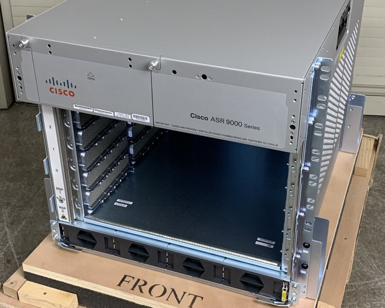 Cisco ASR9006-DC-V2 Router Blank Chassis Only Box Opened Missing Accessory Kit
