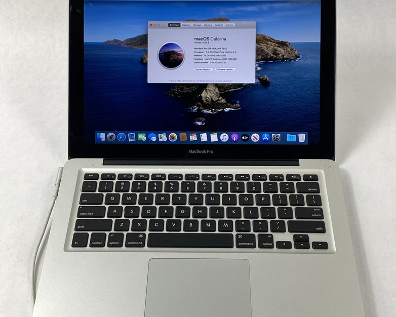 Apple MacBook Pro A1278 2012 13" 2.5GHz i5 16GB RAM 240GB SSD os10.15.8 707 Cyc.