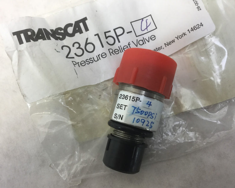 TRANSCAT 23615P-4, Pressure Relief Valve 700bar, NEW