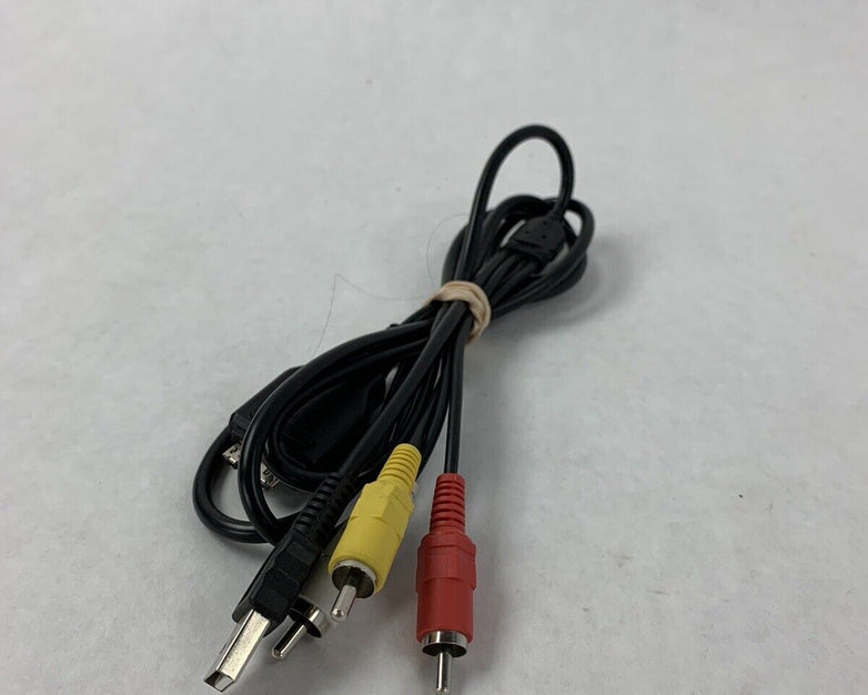 Sony Camera ZCAT 2035-0930/1325-0530 3Pin AV RCA Camera Video Cord (Lot of 2)