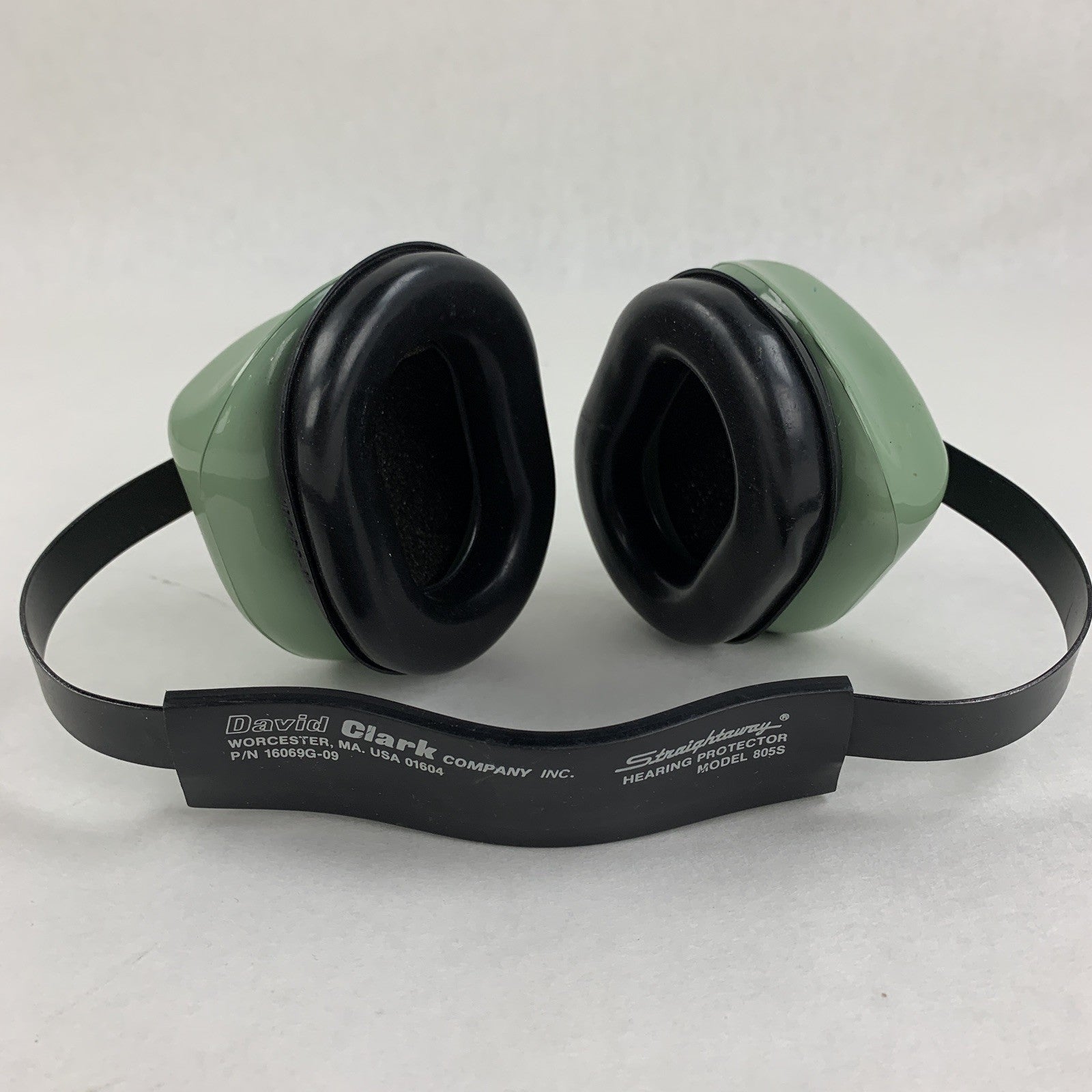 David Clark Company 805S Behind the Head Protective Headgear 16069G-09 Vintage